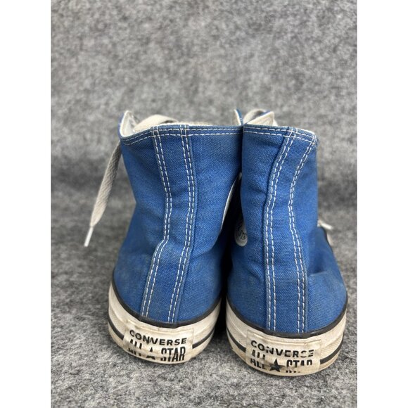 Converse Chuck Taylor All Star Shoes Mens Size 7 Blue High Top Canvas Sneakers - Picture 4 of 7